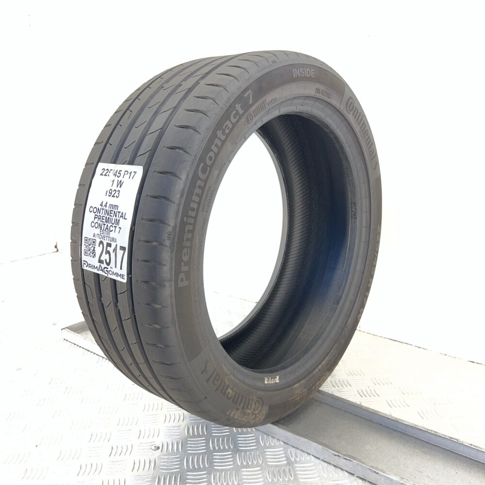Gomma Usata 225 45 R17 91W Continental Premium Contact 7 Estivo | Gomme Usate | PrimaGomme.it Gomma usata 225 45 R17 Continental Premium Contact 7 - foto 2