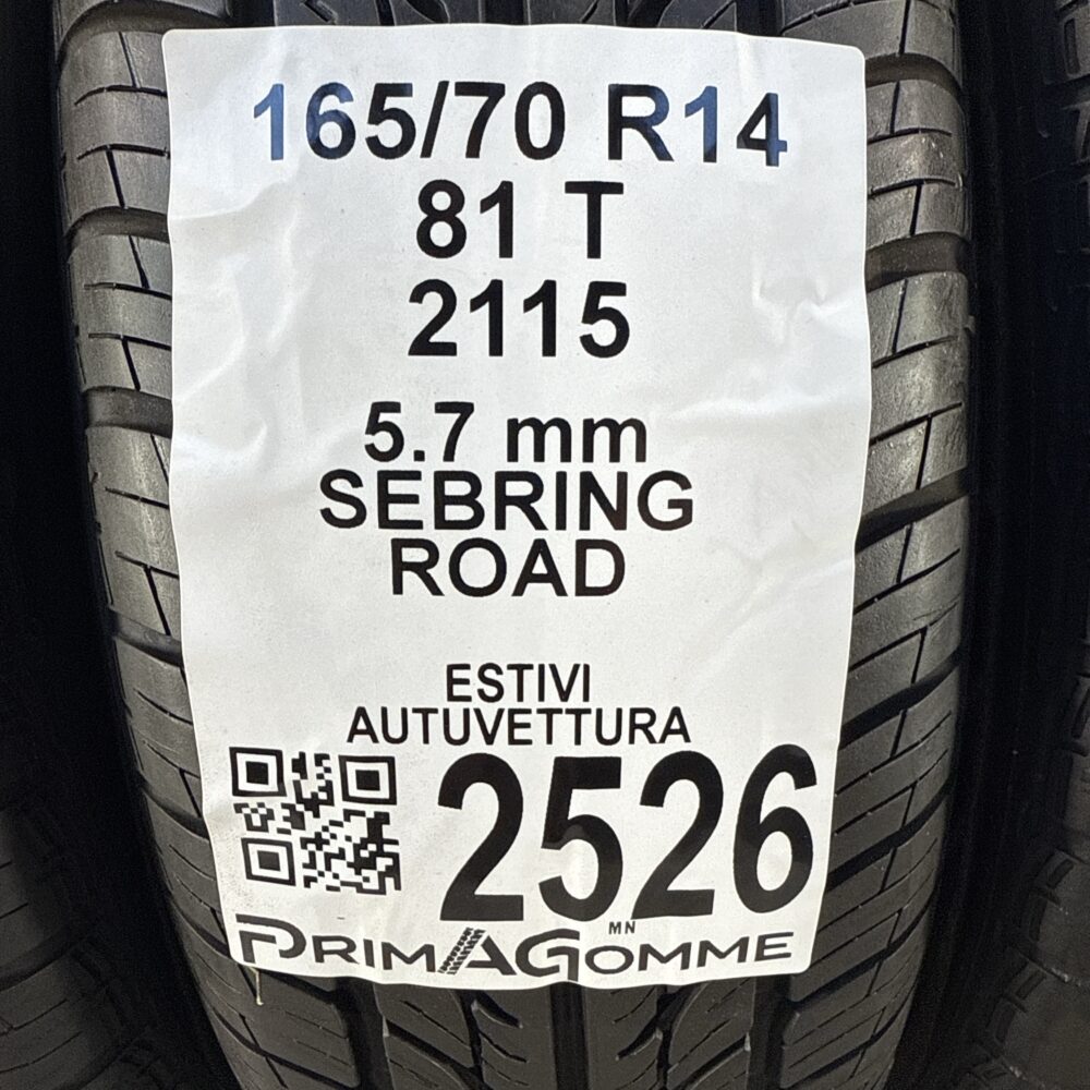 Gomme Usate 165 70 R14 81T Sebring Road 81% Estive | Gomme Usate | PrimaGomme.it Gomme usate 165 70 R14 Sebring Road - foto 12