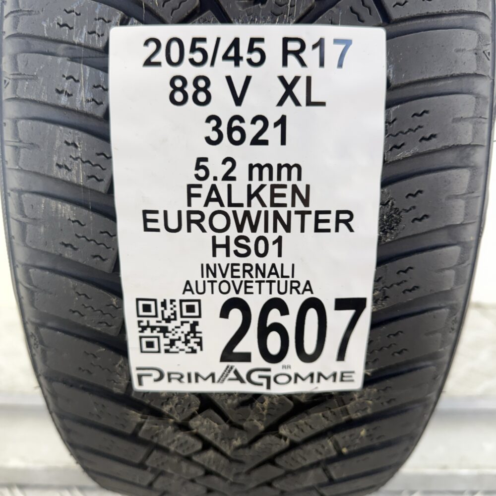 Gomma Usata 205 45 R17 XL 88V Falken Eurowinter HS01 74% Invernale | Gomme Usate | PrimaGomme.it Gomma Usata 205 45 R17 XL 88V Falken Eurowinter HS01 74% Invernale - immagine 3