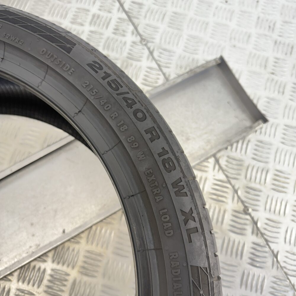 Gomma Usata 215 40 R18 XL 89W Continental ContiSportContact 5 Estivo | Gomme Usate | PrimaGomme.it Gomma usata 215 40 R18 Continental ContiSportContact 5 - foto 4