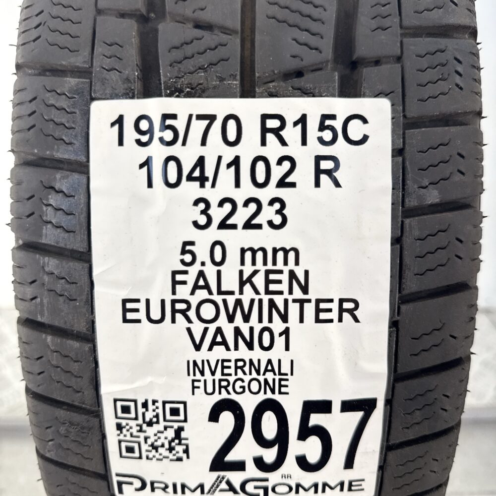 Gomma Usata 195 70 R15C 104/102R Falken Eurowinter VAN01 Invernale | Gomme Usate | PrimaGomme.it Gomma usata 195 70 R15C Falken Eurowinter VAN01 - foto 9