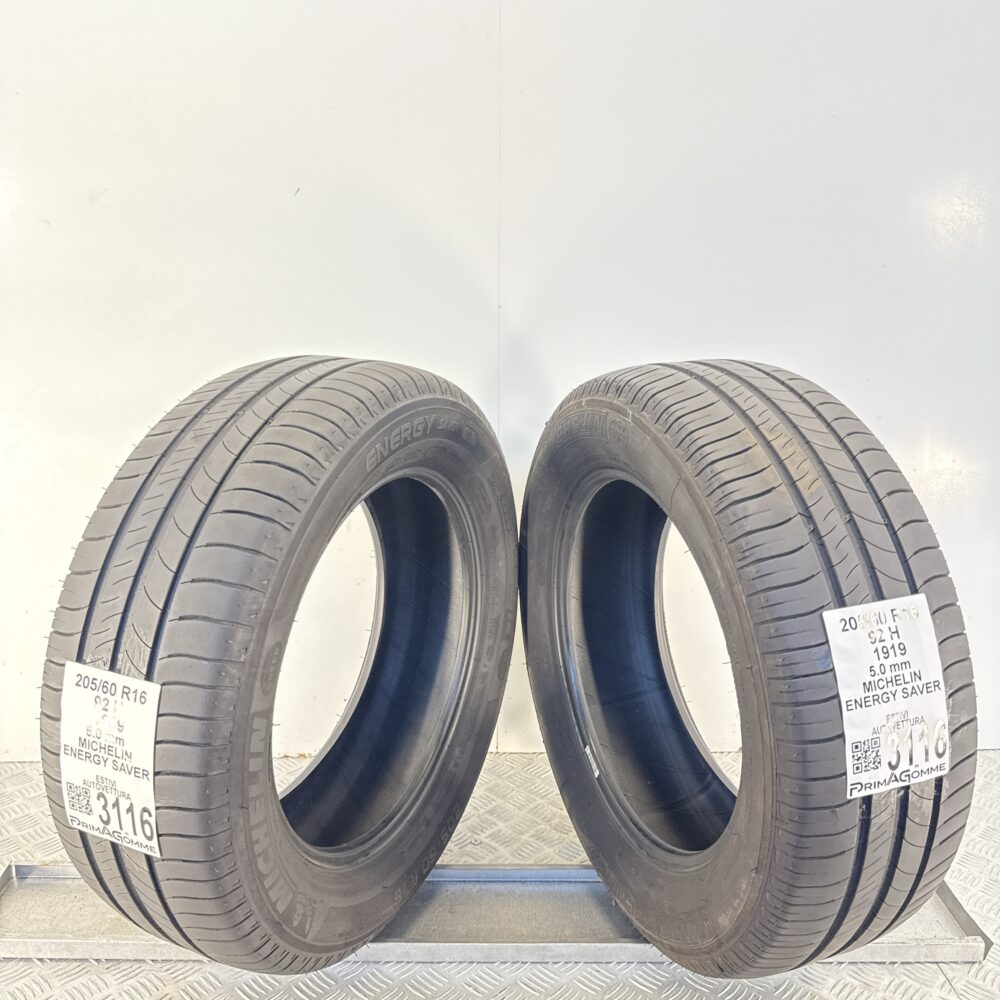 Gomme Usate 205 60 R16 92H Michelin Energy Saver 71% Estive | Gomme Usate | PrimaGomme.it Gomme usate 205 60 R16 Michelin Energy Saver