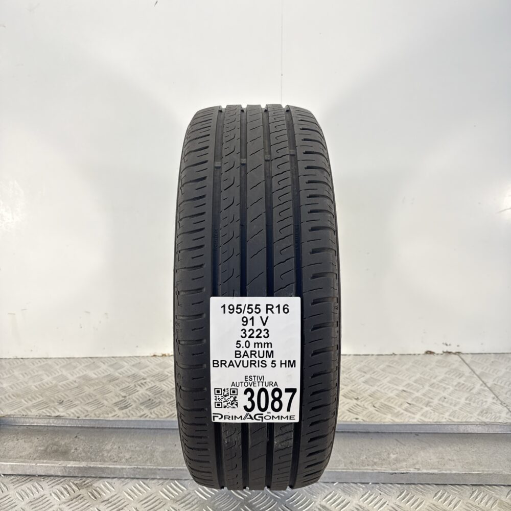 Gomma Usata 195 55 R16 91V BARUM Bravuris 5 HM 71% Estivo | Gomme Usate | PrimaGomme.it Gomma usata 195 55 R16 BARUM Bravuris 5 HM - foto 10
