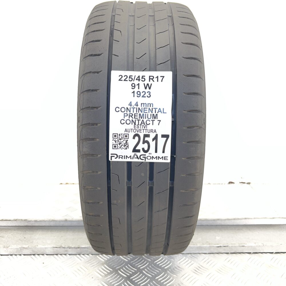 Gomma Usata 225 45 R17 91W Continental Premium Contact 7 Estivo | Gomme Usate | PrimaGomme.it Gomma usata 225 45 R17 Continental Premium Contact 7 - foto 6