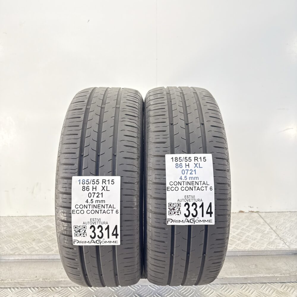 Gomme Usate 185 55 R15 XL 86H Continental Eco Contact 6 Estive | Gomme Usate | PrimaGomme.it Gomme usate 185 55 R15 Continental Eco Contact 6 - foto 12