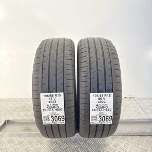 Gomme Usate 195 55 R15 85V Kumho Ecsta HS52 Estive
