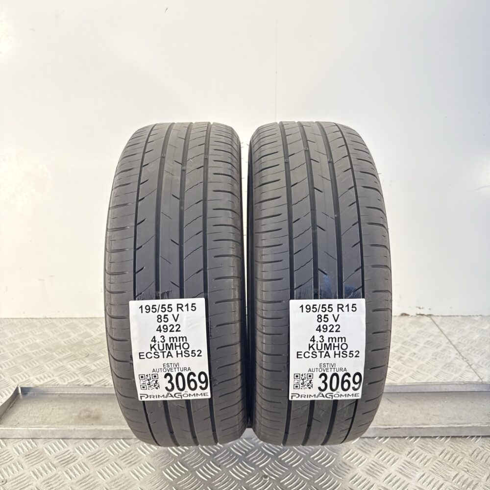 Gomme Usate 195 55 R15 85V Kumho Ecsta HS52 Estive | Gomme Usate | PrimaGomme.it Gomme usate 195 55 R15 Kumho Ecsta HS52 - foto 10