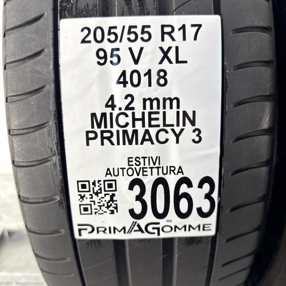 Gomme Usate 205 55 R17 XL 95V Michelin Primacy 3 Estive | Gomme Usate | PrimaGomme.it Gomme usate 205 55 R17 Michelin Primacy 3 - foto 11