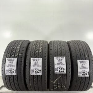Gomme Usate 205 40 R17 XL 84W Pirelli P Zero Nero Estive