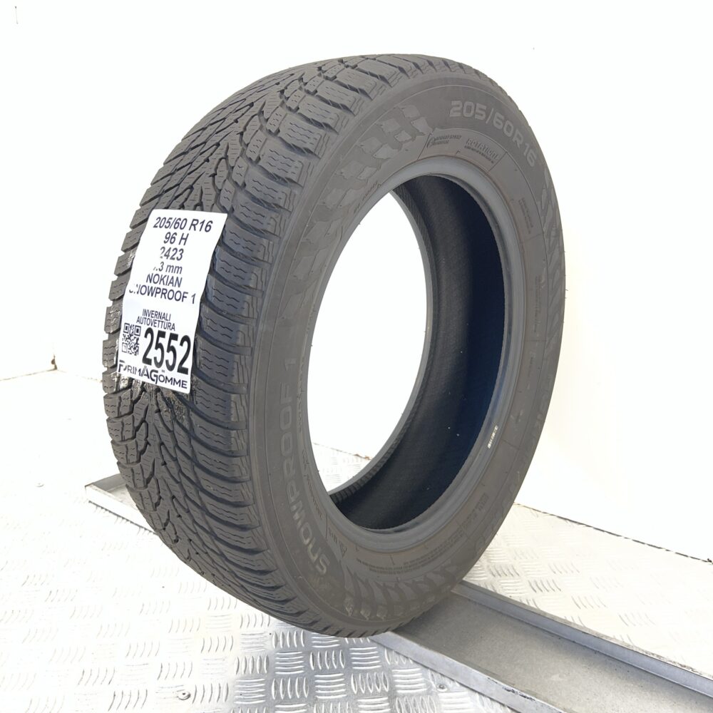 Gomma Usata 205 60 R16 96H Nokian Snowproof 1 Invernale | Gomme Usate | PrimaGomme.it Gomma usata 205 60 R16 Nokian Snowproof 1 - foto 2