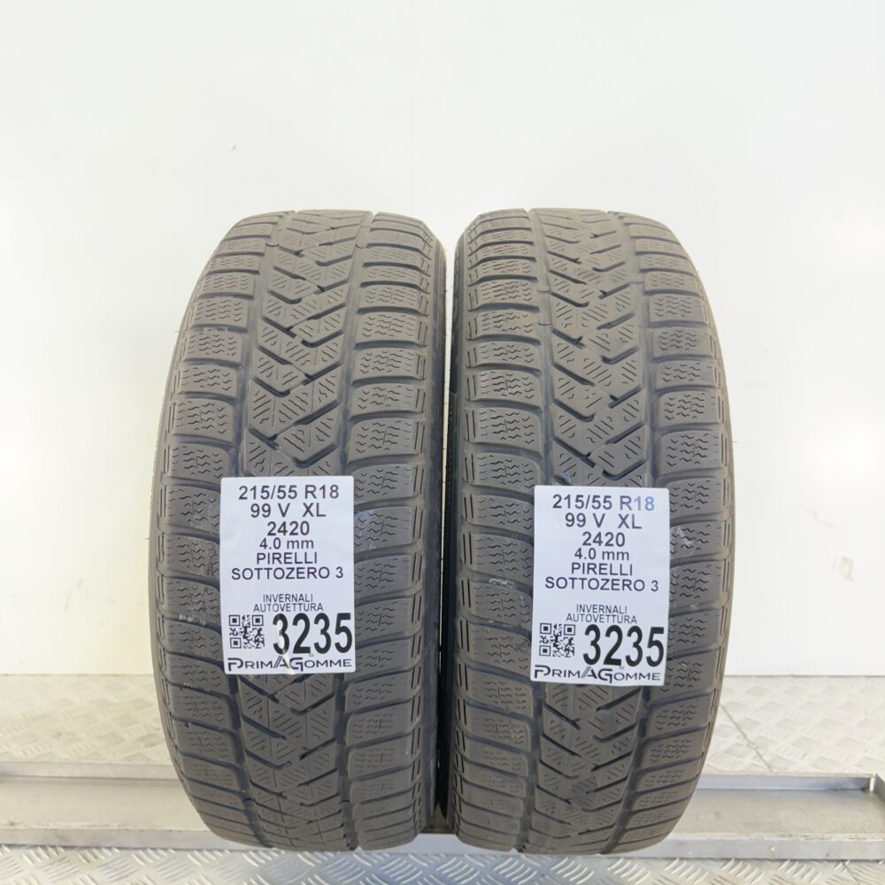 Gomme Usate 215 55 R18 XL 99V Pirelli Sottozero 3 Invernali | Gomme Usate | PrimaGomme.it Gomme usate 215 55 R18 Pirelli Sottozero 3 - foto 4