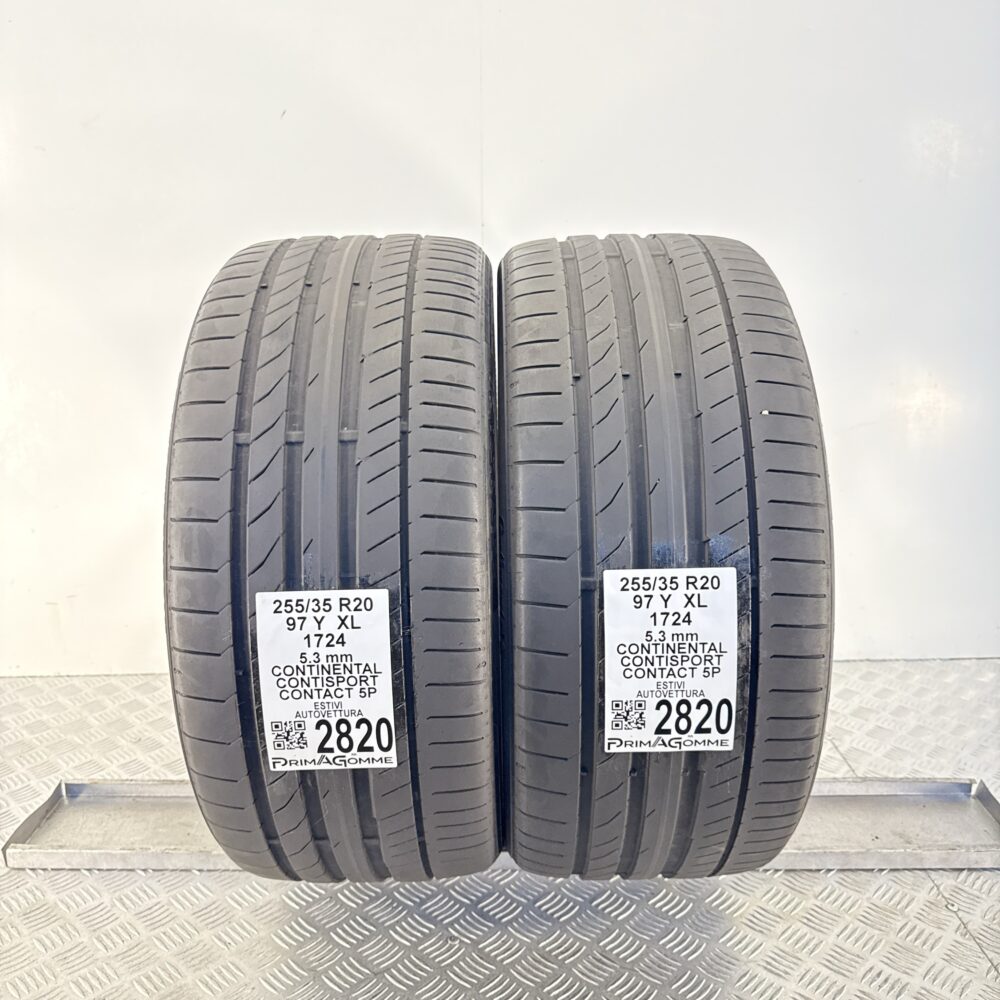 Gomme Usate 255 35 R20 XL 97Y Continental ContiSport Contact 5P 76% Estive | Gomme Usate | PrimaGomme.it Gomme usate 255 35 R20 Continental ContiSport Contact 5P - foto 9
