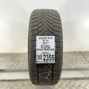 Gomma Usata 205 55 R16 91H Platin RP60 Winter Invernale