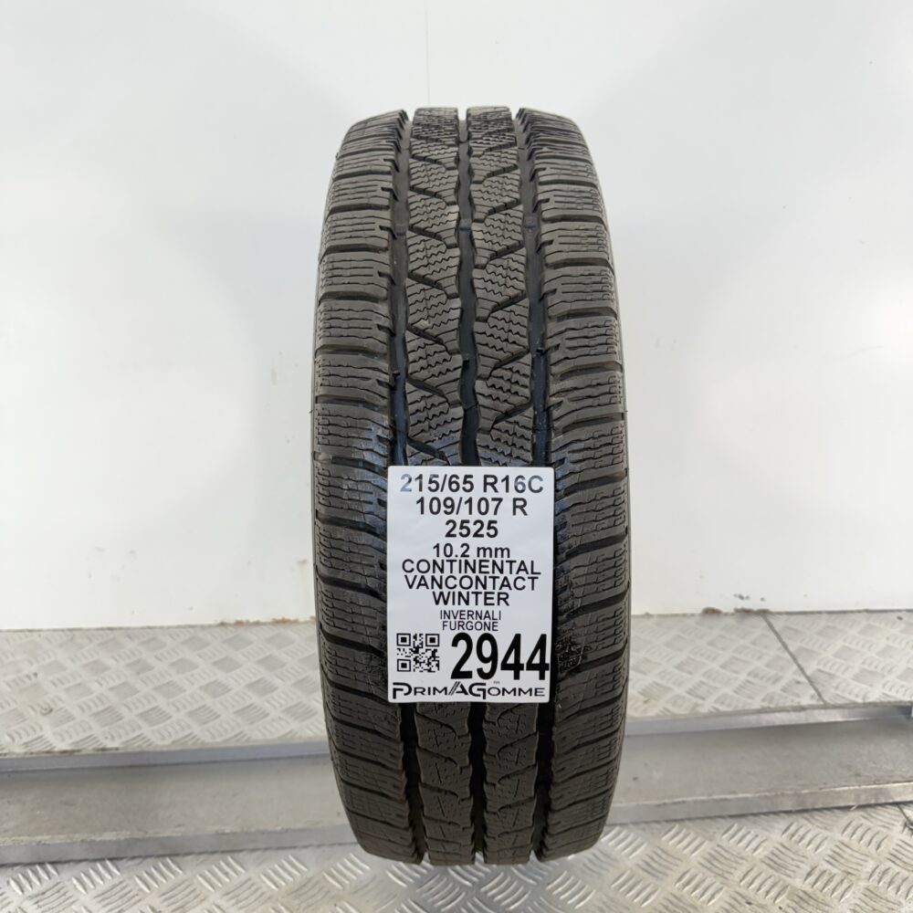 Gomma Usata 215 65 R16C 109/107R Continental VanContact Winter 95% Invernale | Gomme Usate | PrimaGomme.it Gomma usata 215 65 R16C Continental VanContact Winter - foto 10