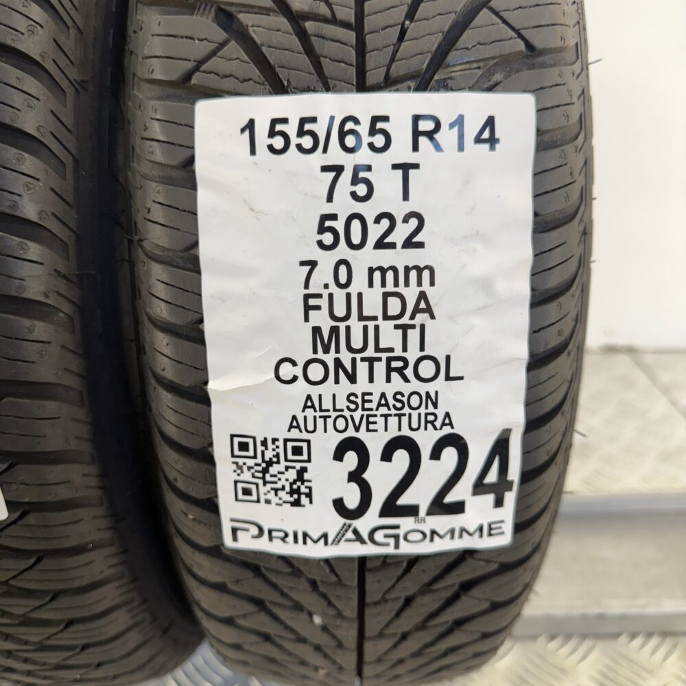 Gomme Usate 155 65 R14 75T Fulda Multi Control 98% 4 Stagioni | Gomme Usate | PrimaGomme.it Gomme usate 155 65 R14 Fulda Multi Control - foto 9