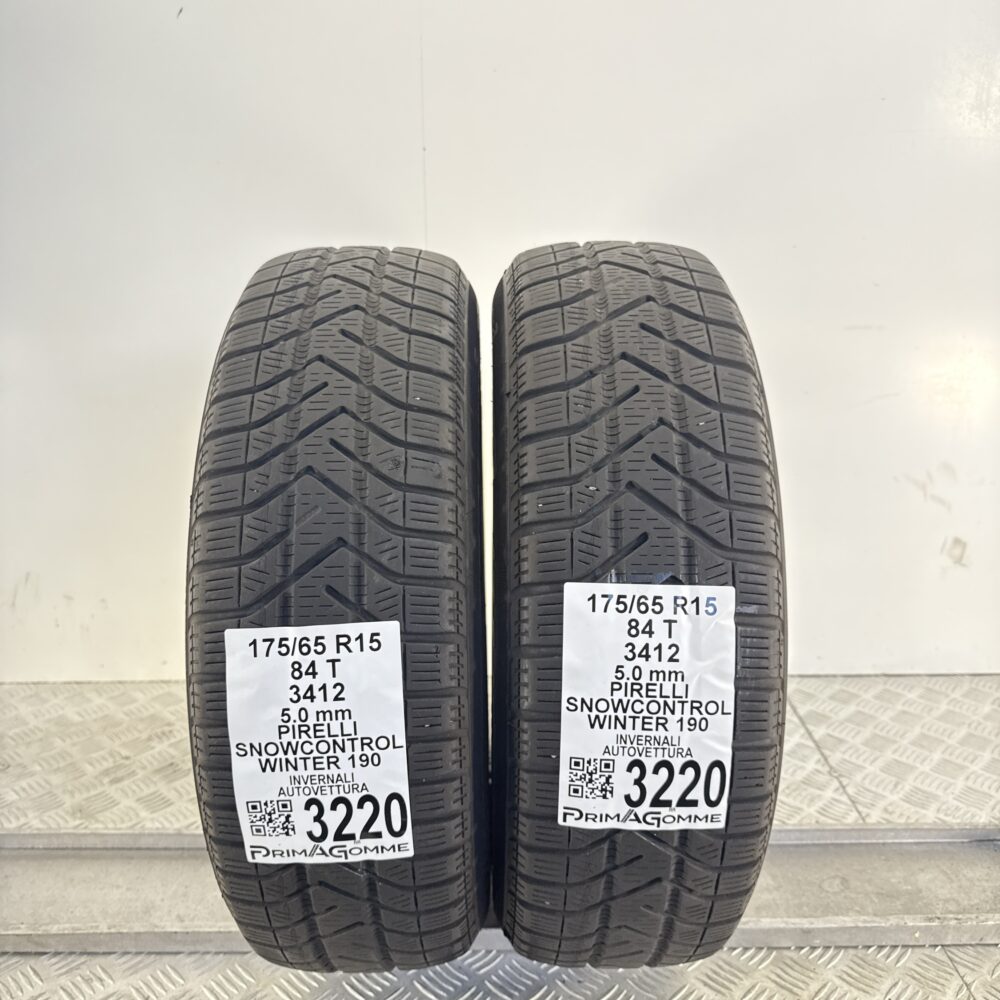 Gomme Usate 175 65 R15 84T Pirelli SnowControl Winter 190 71% Invernali | Gomme Usate | PrimaGomme.it Gomme usate 175 65 R15 Pirelli SnowControl Winter 190 - foto 11