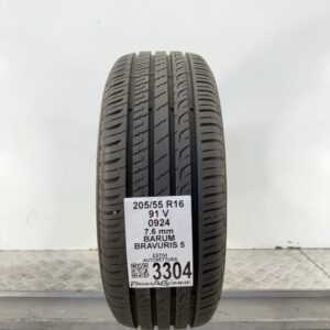 Gomma Usata 205 55 R16 91V BARUM Bravuris 5 98% Estivo