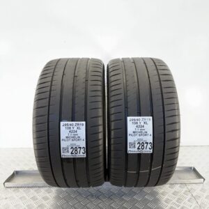 Gomme Usate 295 40 ZR19 XL 108Y MICHELIN PILOT SPORT 4 100% Estive