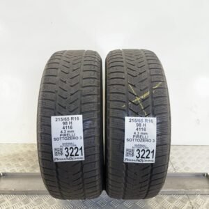 Gomme Usate 215 65 R16 98H Pirelli Sottozero 3 Invernali