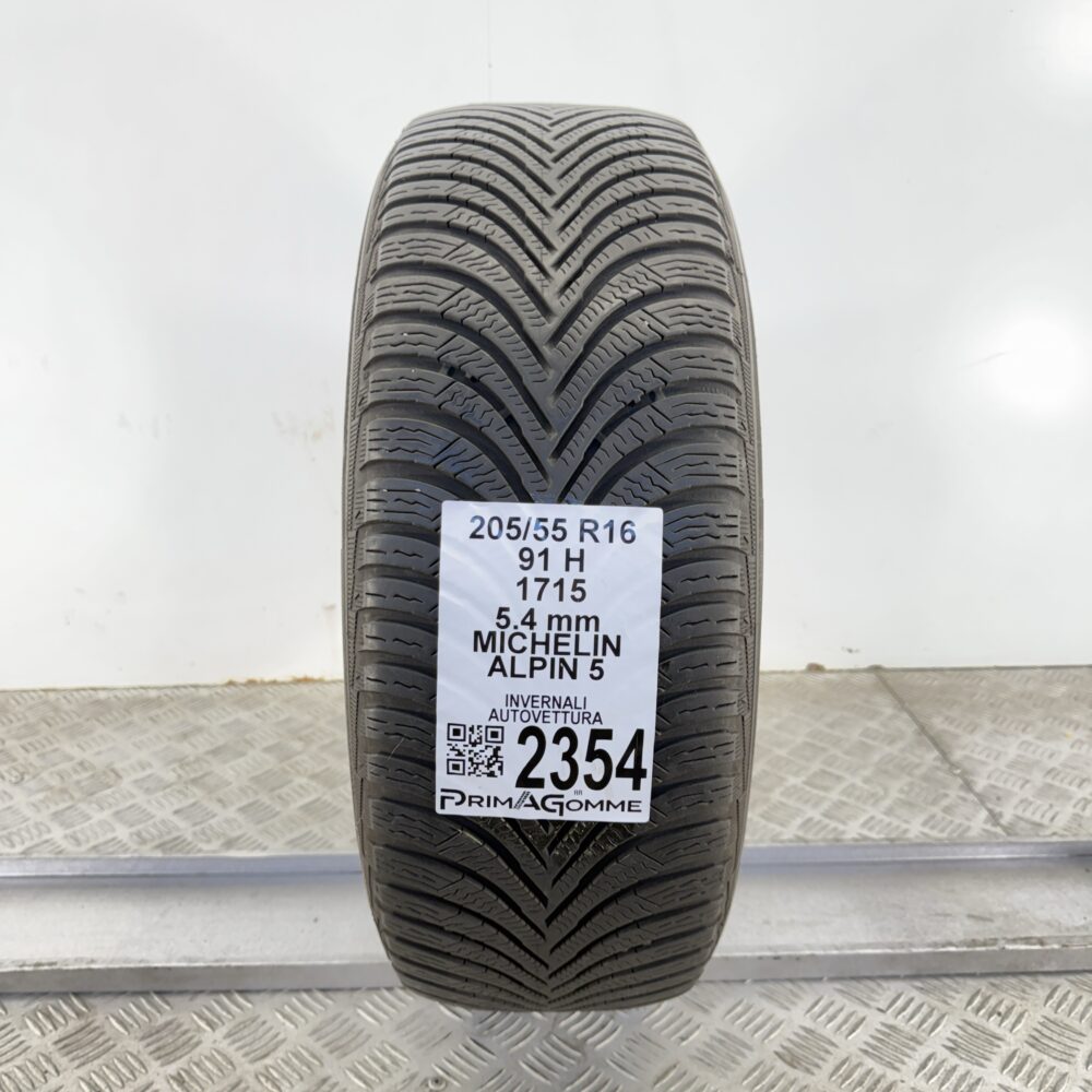 Gomma Usata 205 55 R16 91H Michelin Alpin 5 Invernale | Gomme Usate | PrimaGomme.it Gomma usata 205 55 R16 Michelin Alpin 5 - foto 8