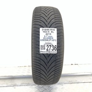 Gomma Usata 215 65 R16 102H XL Kleber Krisalp HP3 71% Invernale
