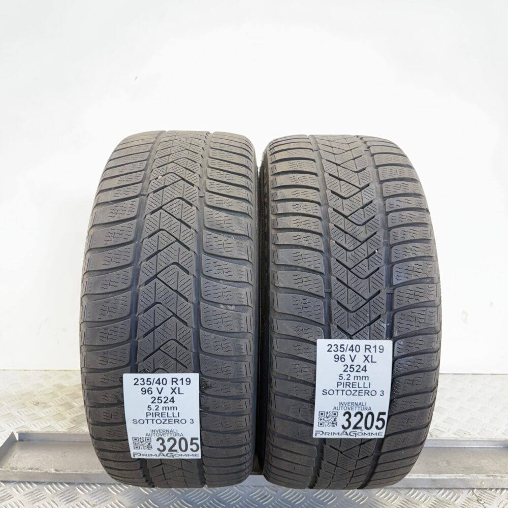 Gomme Usate 235 40 R19 XL 96V PIRELLI SOTTOZERO 3 74% Invernali | Gomme Usate | PrimaGomme.it Gomme usate 235 40 R19 PIRELLI SOTTOZERO 3 - foto 9