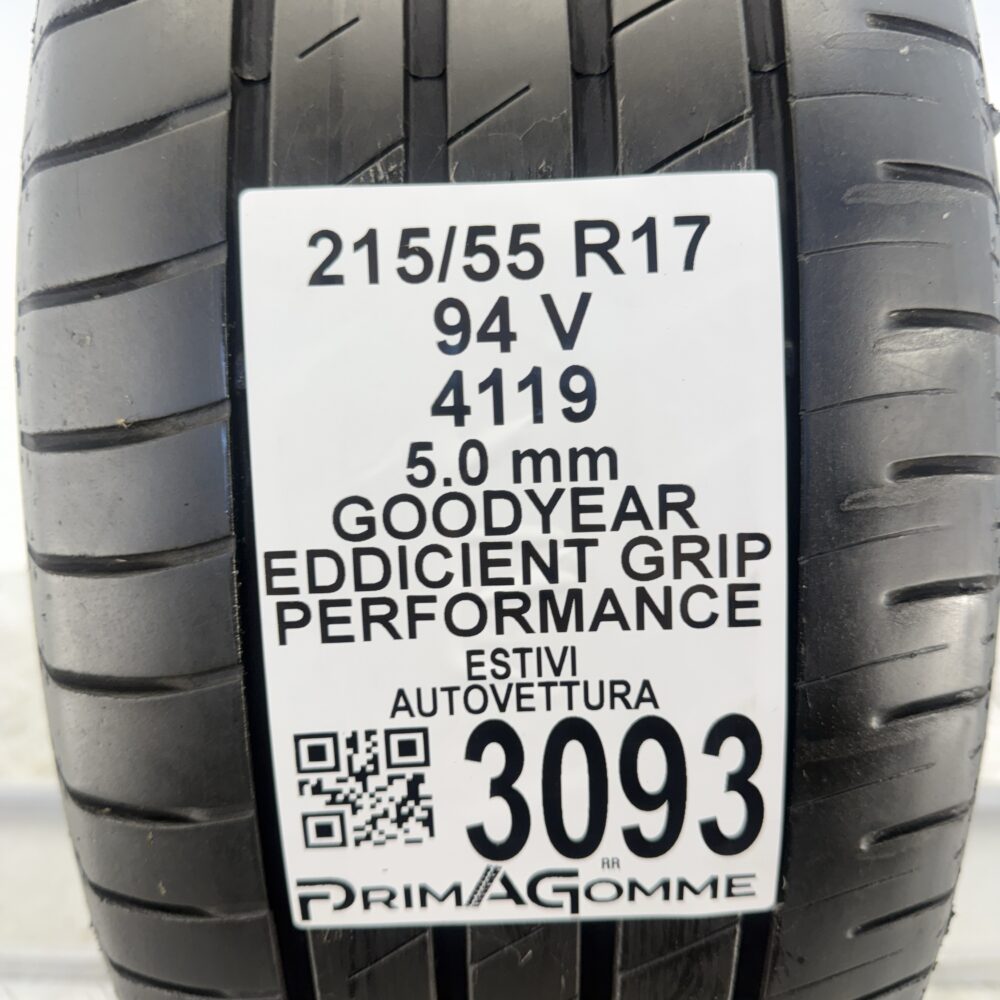 Gomma Usata 215 55 R17 94V Goodyear EfficientGrip Performance 71% Estivo | Gomme Usate | PrimaGomme.it Gomma usata 215 55 R17 Goodyear EfficientGrip Performance - foto 9