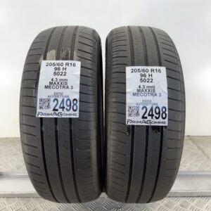 Gomme Usate 205 60 R16 96H Maxxis Mecotra 3 Estive