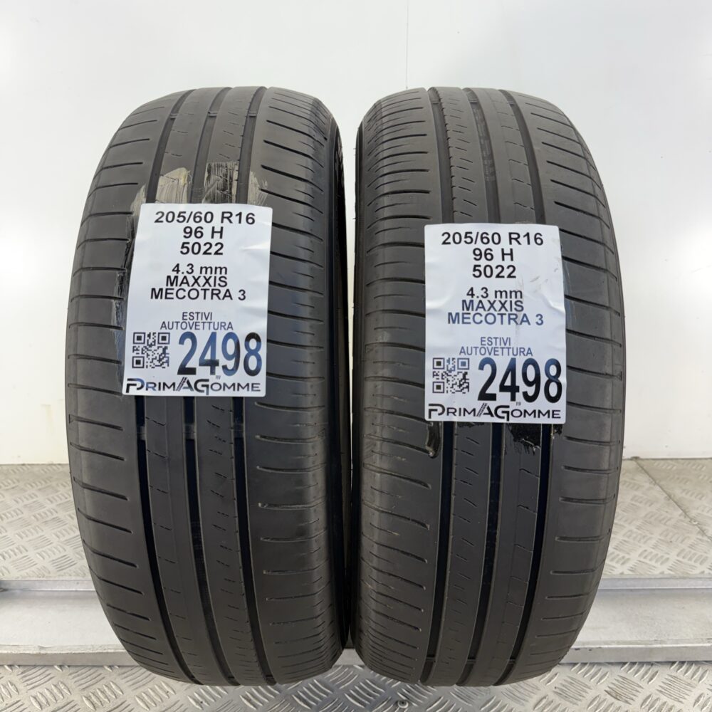 Gomme Usate 205 60 R16 96H Maxxis Mecotra 3 Estive | Gomme Usate | PrimaGomme.it Gomme usate 205 60 R16 Maxxis Mecotra 3 - foto 10