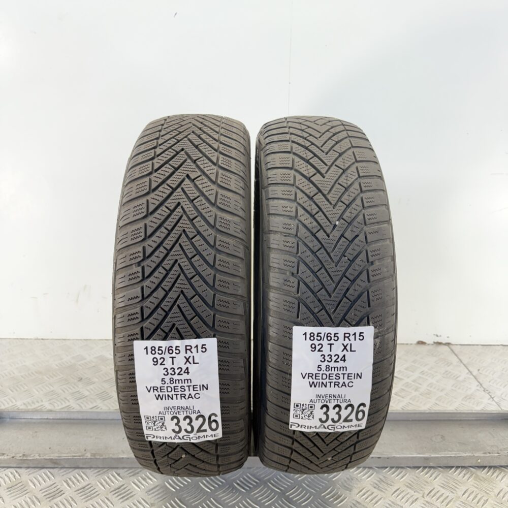 Gomme Usate 185 65 R15 XL 92T Vredestein Wintrac 83% Invernali | Gomme Usate | PrimaGomme.it Gomme usate Vredestein Wintrac 185/65 R15 92T