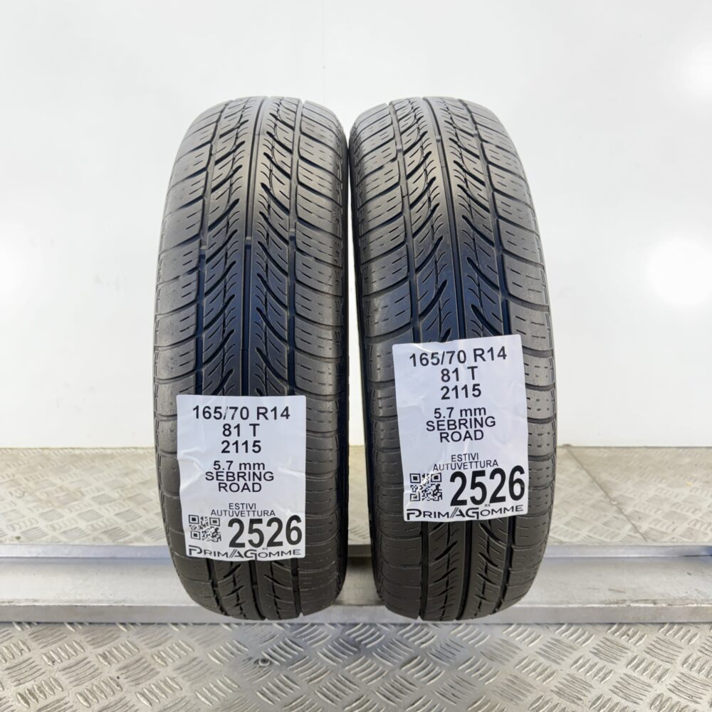 Gomme Usate 165 70 R14 81T Sebring Road 81% Estive | Gomme Usate | PrimaGomme.it Gomme usate 165 70 R14 Sebring Road - foto 4