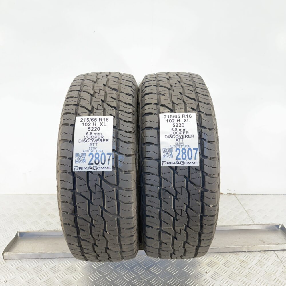Gomme Usate 215 65 R16 XL 102H Cooper Discoverer ATT 97% Estive | Gomme Usate | PrimaGomme.it Gomme usate 215 65 R16 Cooper Discoverer ATT - foto 9
