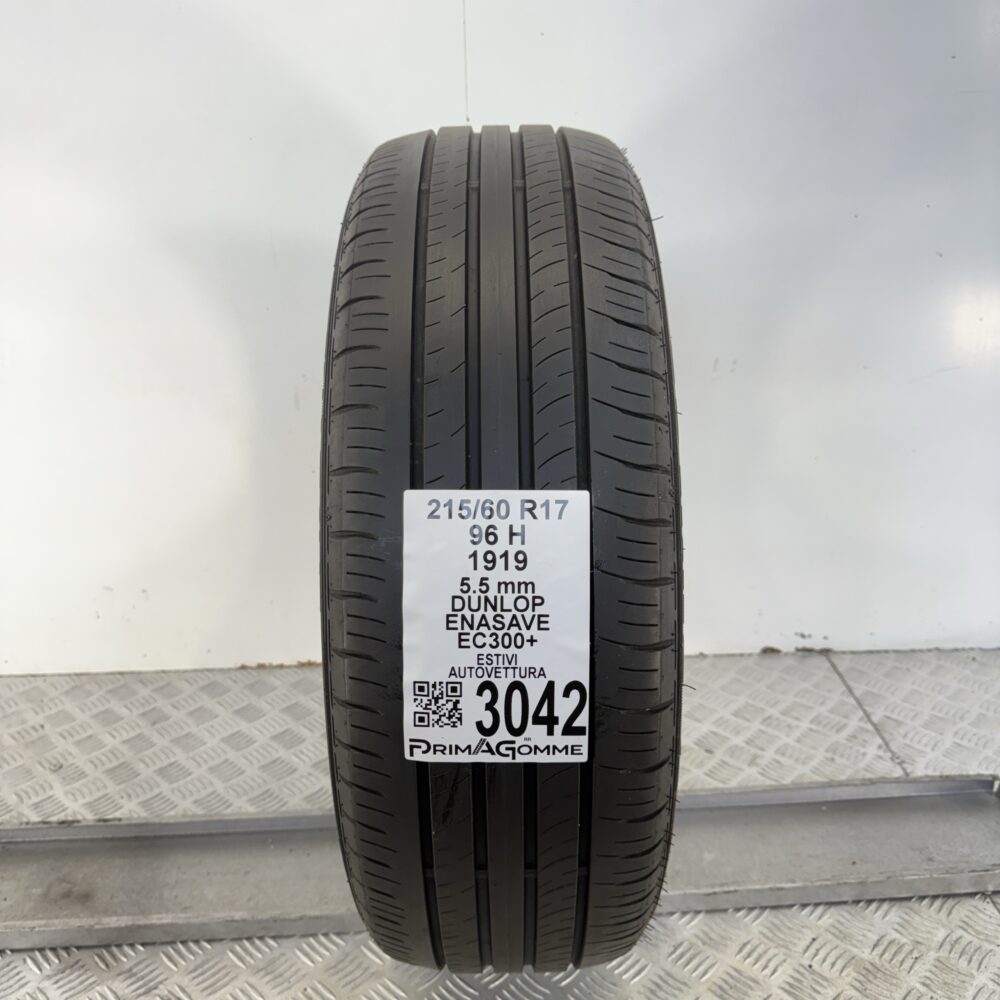 Gomma Usata 215 60 R17 96H Dunlop Enasave EC300+ 79% Estivo | Gomme Usate | PrimaGomme.it Gomma usata 215 60 R17 Dunlop Enasave EC300+ - foto 9
