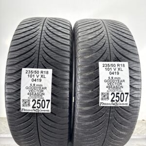 Gomme Usate 235 50 R18 XL 101V GOODYEAR VECTOR 4SEASON 84% 4 Stagioni