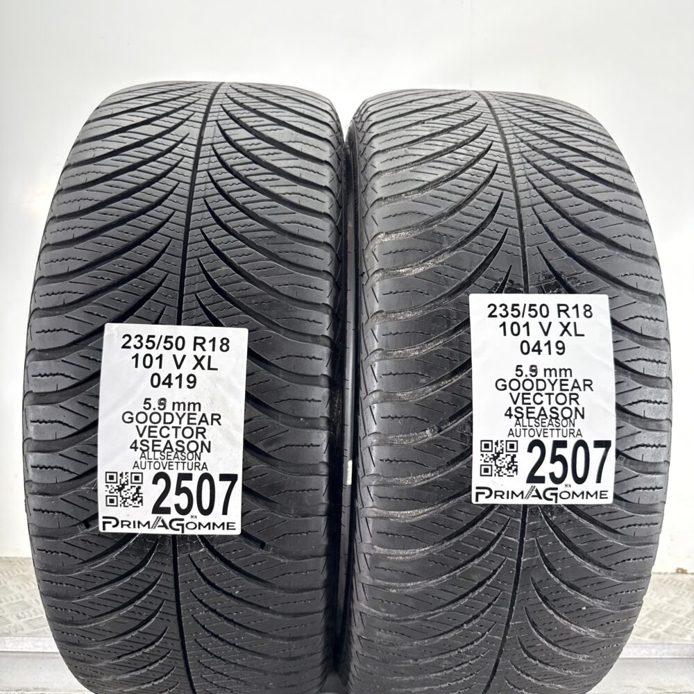Gomme Usate 235 50 R18 XL 101V GOODYEAR VECTOR 4SEASON 84% 4 Stagioni | Gomme Usate | PrimaGomme.it Gomme usate 235 50 R18 GOODYEAR VECTOR 4SEASON - foto 8