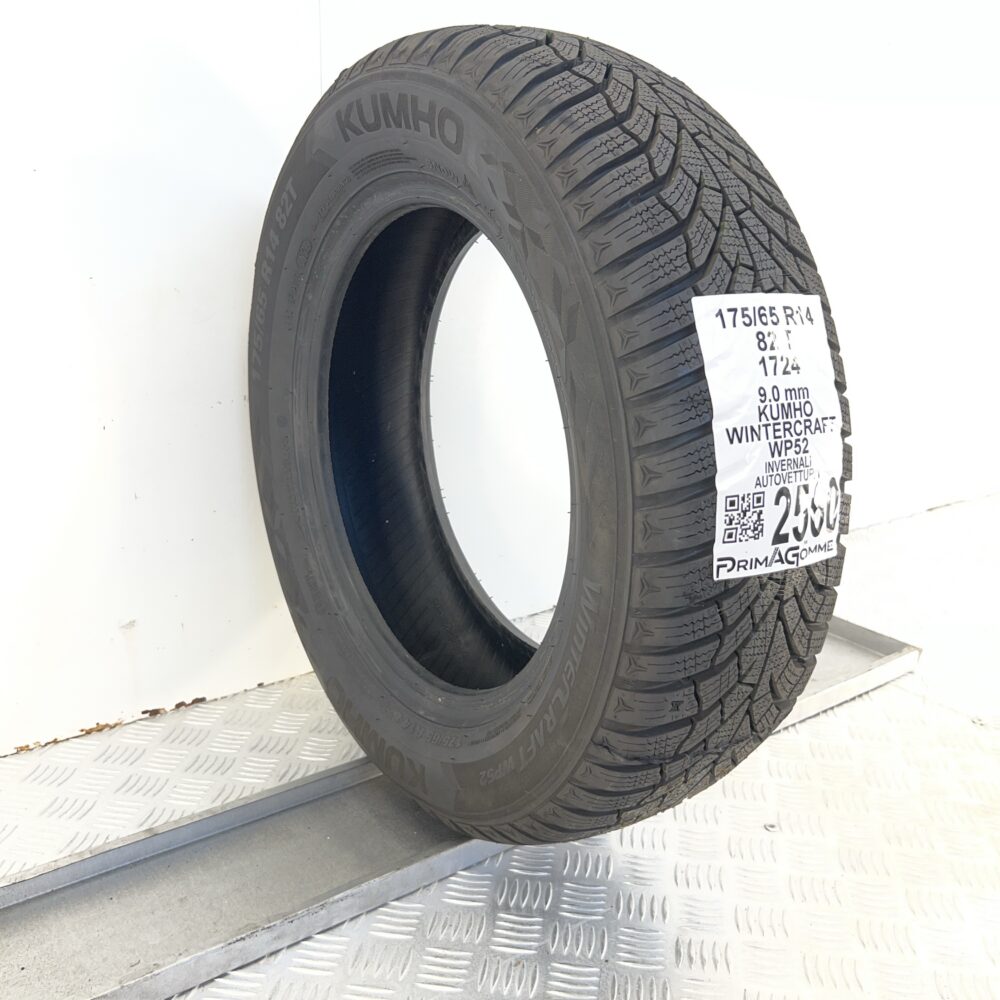 Gomma Usata 175 65 R14 82T Kumho Wintercraft WP52 100% Invernale | Gomme Usate | PrimaGomme.it Gomma usata 175 65 R14 Kumho Wintercraft WP52