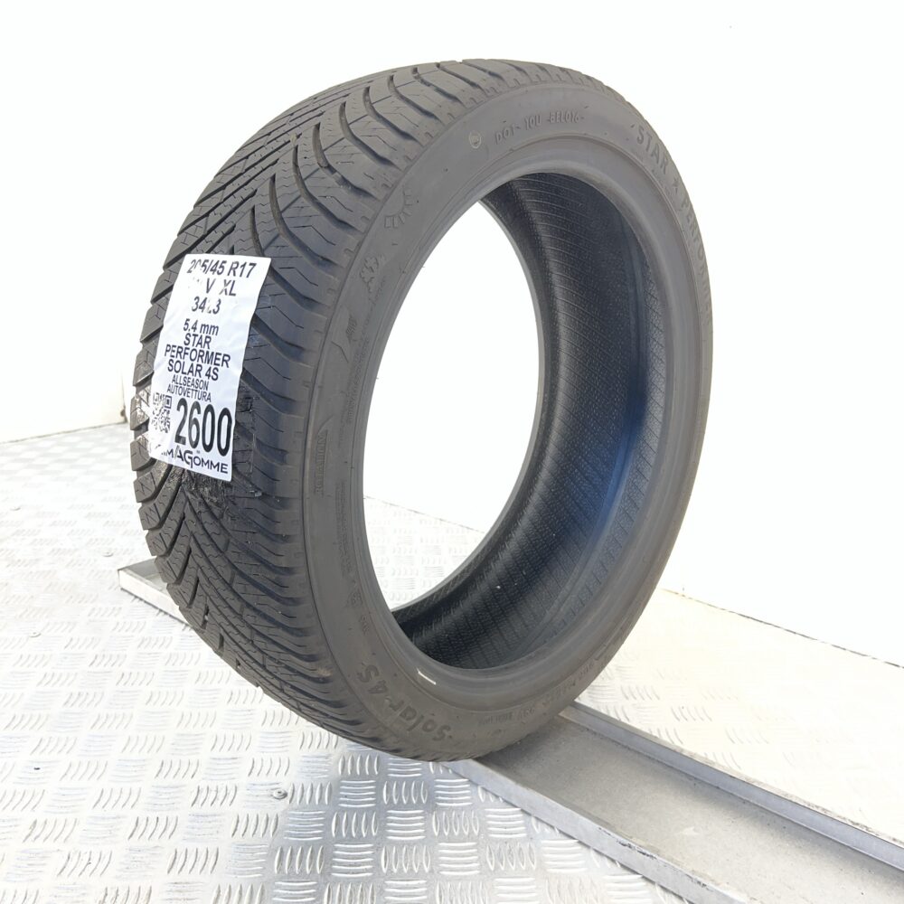 Gomma Usata 205 45 R17 XL 88V Star Performer Solar 4S 77% 4 Stagioni | Gomme Usate | PrimaGomme.it Gomma usata 205 45 R17 Star Performer Solar 4S - foto 2