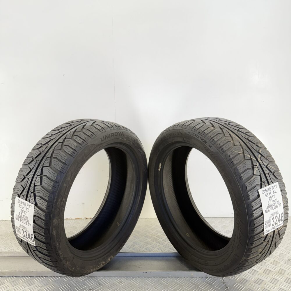 Gomme Usate 205 50 R17 XL 93H UNIROYAL MS PLUS 77 81% Invernali | Gomme Usate | PrimaGomme.it Gomme usate 205 50 R17 UNIROYAL MS PLUS 77 - foto 6