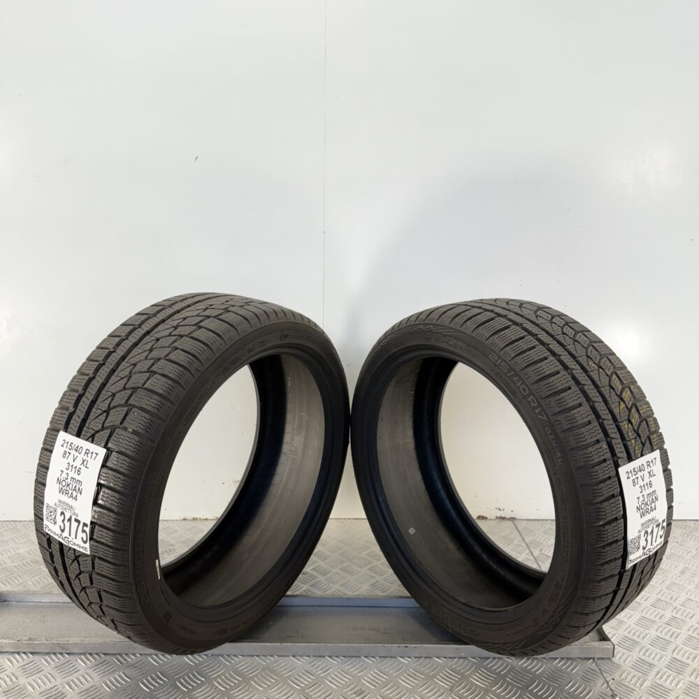 Gomme Usate 215 40 R17 XL 87V Nokian Wra4 98% Invernali | Gomme Usate | PrimaGomme.it NOKIAN WRA4 215/40 R17 87V, dettaglio fotografico 6