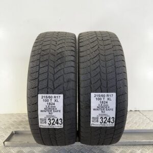 Gomme Usate 215 60 R17 XL 100T NORDEX WINTER SAFE N2 Invernali