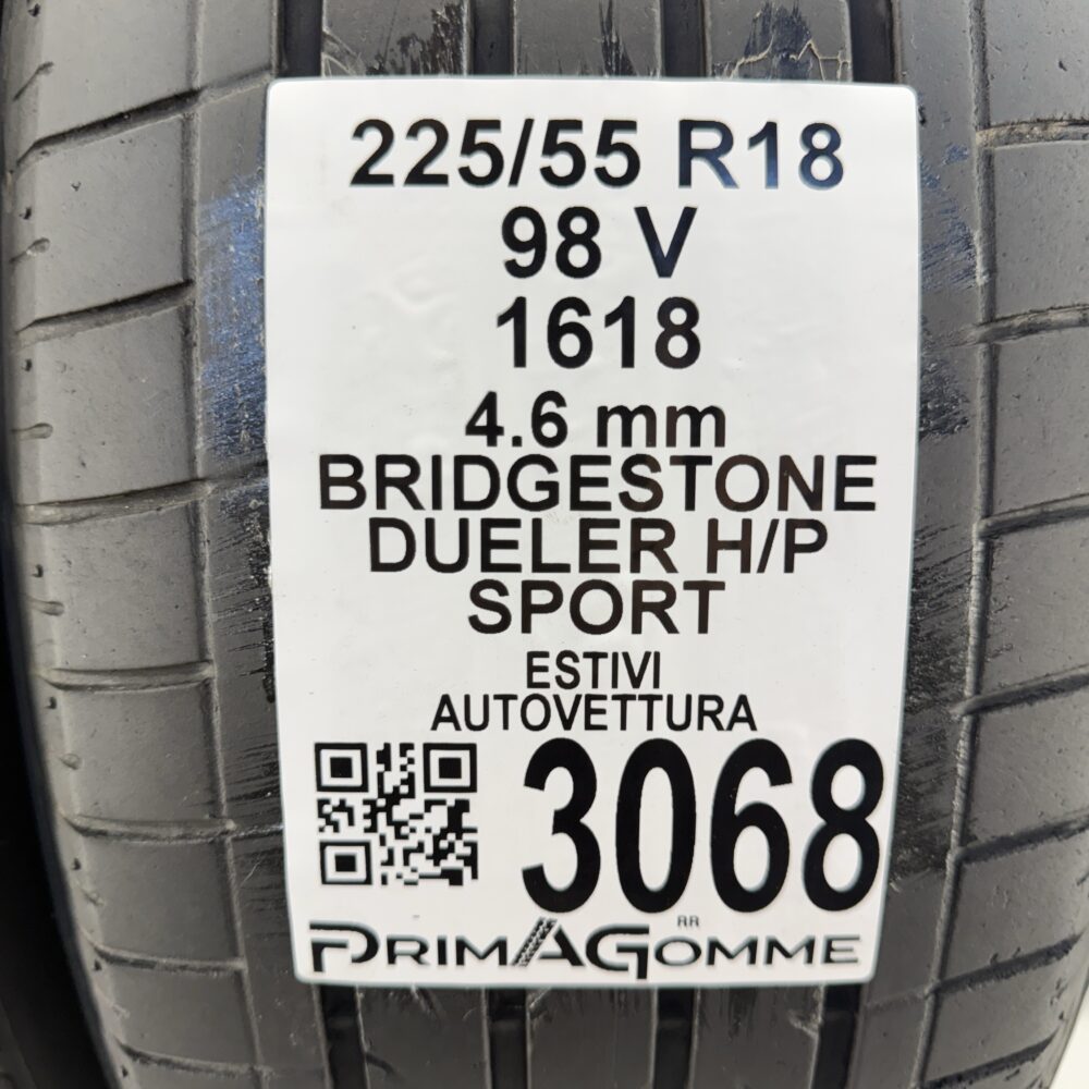 Gomme Usate 225 55 R18 98V Bridgestone Dueler H/P Sport Estive | Gomme Usate | PrimaGomme.it Gomme usate 225 55 R18 Bridgestone Dueler H/P Sport - foto 10
