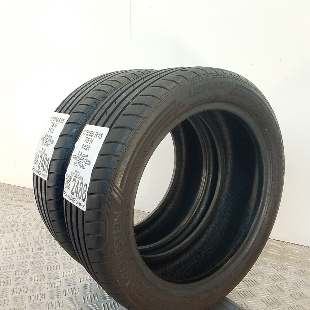 Gomme Usate 175 50 R15 75H Vredestein Ultrac Estive | Gomme Usate | PrimaGomme.it Gomme usate 175 50 R15 Vredestein Ultrac - foto 5