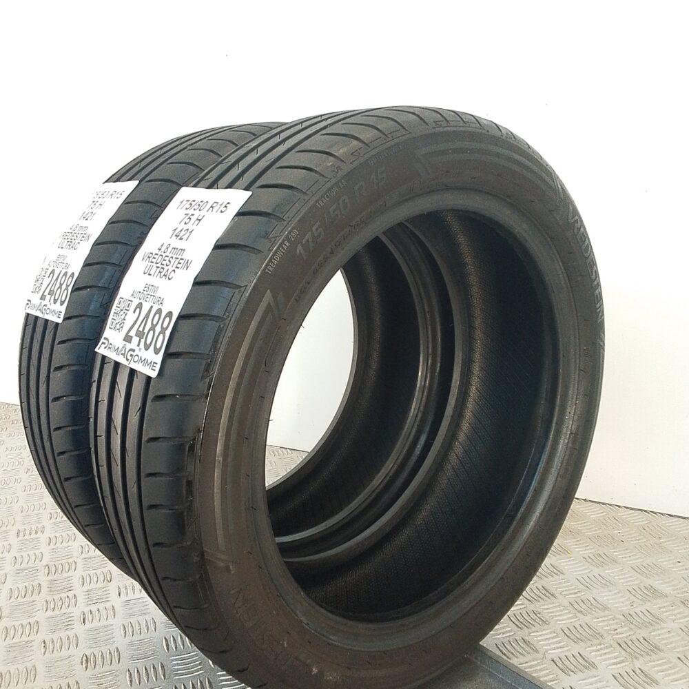 Gomme Usate 175 50 R15 75H Vredestein Ultrac Estive | Gomme Usate | PrimaGomme.it Gomme usate 175 50 R15 Vredestein Ultrac - foto 9
