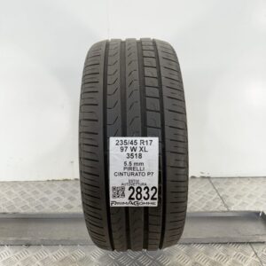 Gomma Usata 235 45 R17 XL 97W Pirelli Cinturato P7 79% Estivo