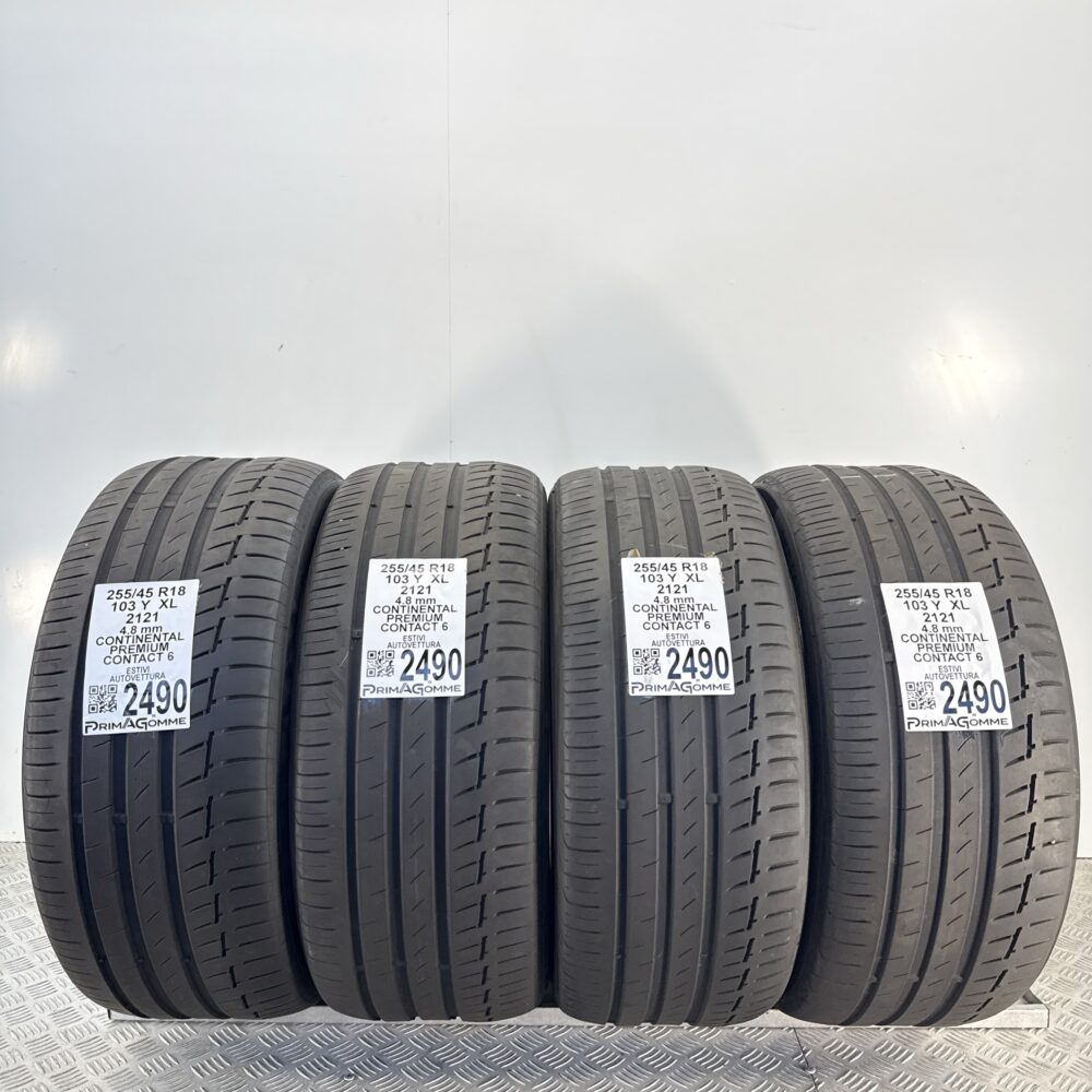 Gomme Usate 255 45 R18 XL 103Y Continental Premium Contact 6 Estive | Gomme Usate | PrimaGomme.it Gomme usate 255 45 R18 Continental Premium Contact 6 - foto 17