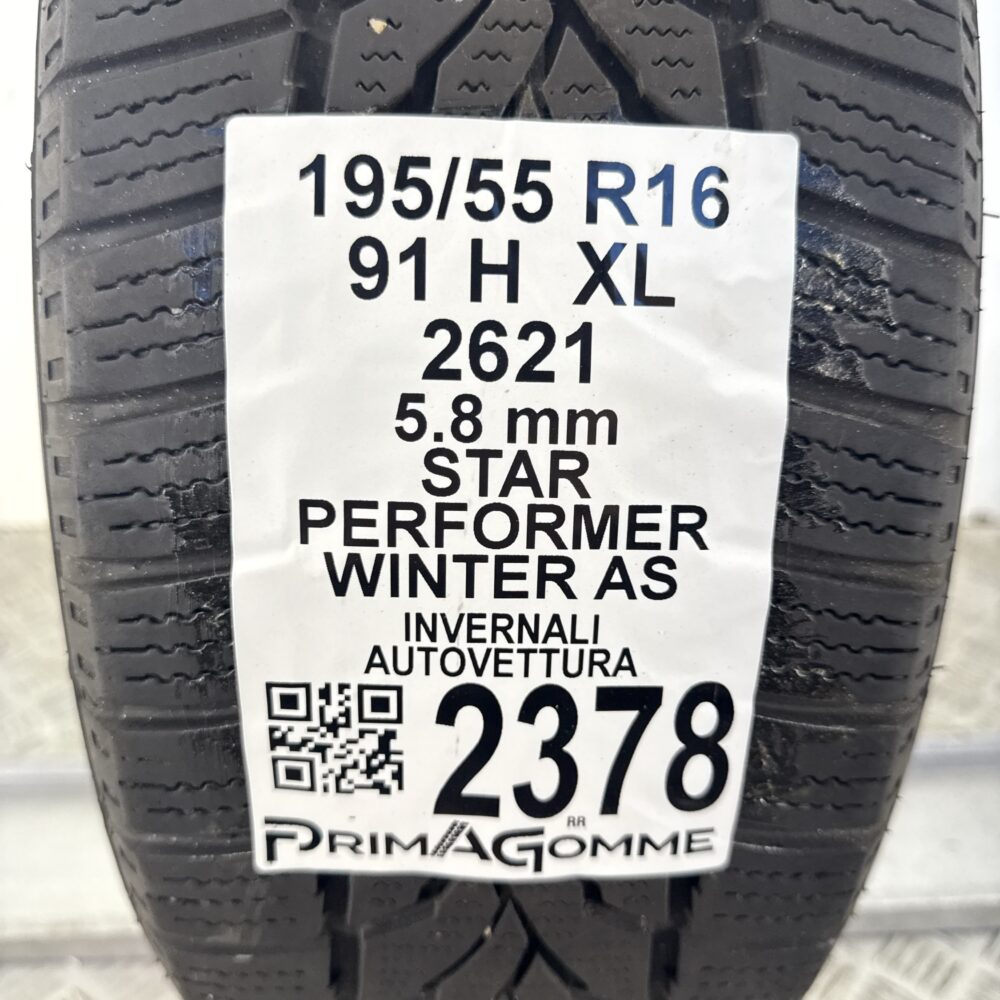 Gomma Usata 195 55 R16 XL 91H Star Performer Winter AS 73% Invernale | Gomme Usate | PrimaGomme.it Gomma usata 195 55 R16 Star Performer Winter AS - foto 7