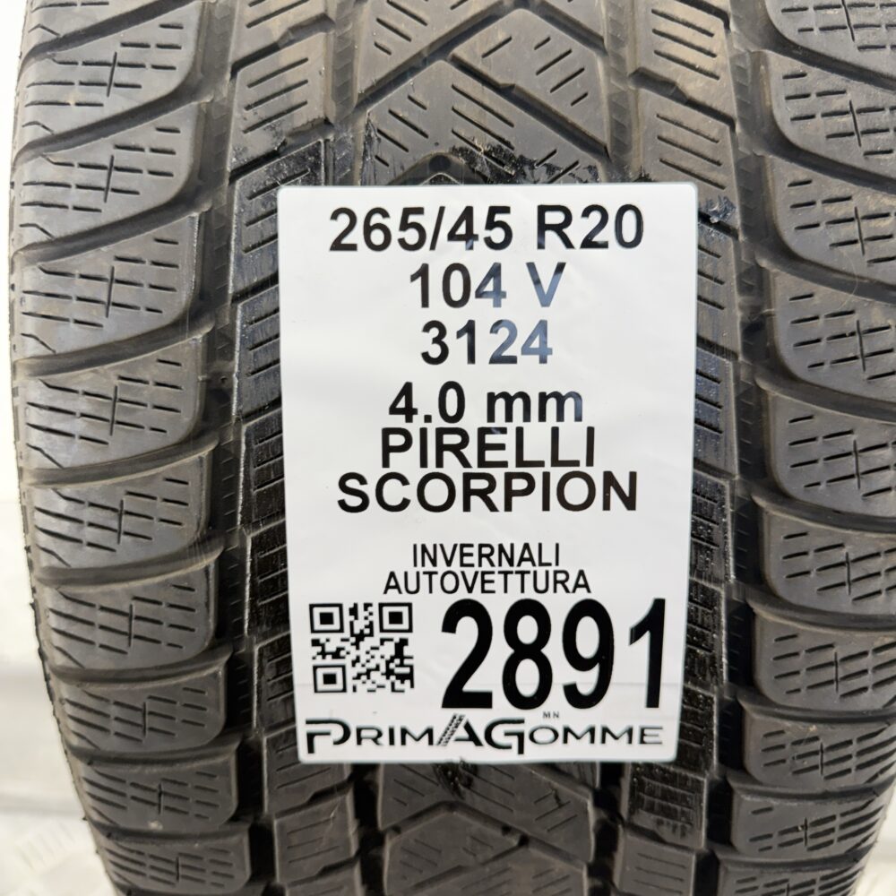 Gomma Usata 265 45 R20 104V Pirelli Scorpion Invernale | Gomme Usate | PrimaGomme.it Gomma usata 265 45 R20 Pirelli Scorpion - foto 9