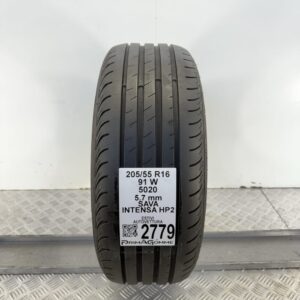 Gomma Usata 205 55 R16 91W Sava Intensa HP2 81% Estivo