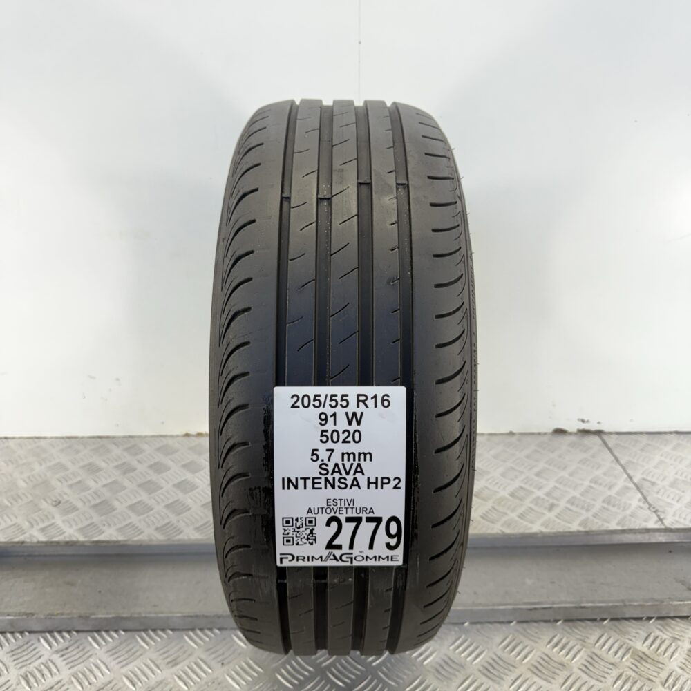 Gomma Usata 205 55 R16 91W Sava Intensa HP2 81% Estivo | Gomme Usate | PrimaGomme.it Gomma usata 205 55 R16 Sava Intensa HP2 - foto 9