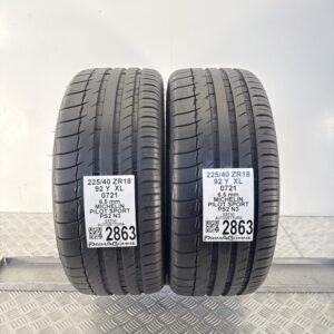 Gomme Usate 225 40 ZR18 XL 92Y MICHELIN Pilot Sport PS2 N3 93% Estive